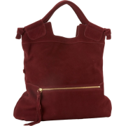 Foley + Corinna Mid City 9900042 Tote Claret Nubuck - Hand bag - $395.00 