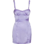 For Love & Lemons Lavender Mini Dress - Obleke - 