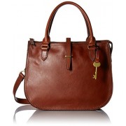 Fossil Ryder Satchel Brown - Hand bag - $198.40 