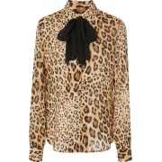 Frame - Cheetah silk top - Srajce - dolge - 