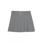 French Toast Girls' Pleated Scooter with Square Buckle Belt - Skirts - $8.18 