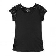 French Toast Girls' Short Sleeve Lace Shoulder Tee - Košulje - kratke - $4.00  ~ 25,41kn