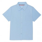 French Toast Girls' Short Sleeve Pointed Collar with Pocket Shirt - Košulje - kratke - $5.14  ~ 32,65kn