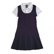 French Toast Girls' Twofer Pleated Dress - Obleke - $6.52  ~ 5.60€