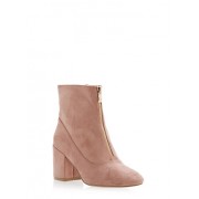 Front Zip Mid Heel Booties - Stivali - $29.99  ~ 25.76€