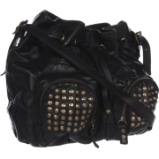 Frye Brooke Drawstring Novelty Bag Black - Bag - $377.95 