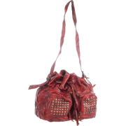 Frye Brooke Drawstring Novelty Bag Burnt Red - Bag - $377.95 