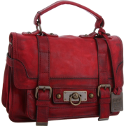 Frye Cameron Small Ant Pull Up Satchel Burnt Red - Bag - $398.00 