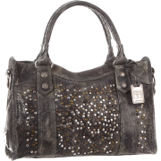 Frye Deborah Glazed Vintage DB893 Satchel Slate - Hand bag - $497.50 