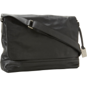 Frye James Tumbled Full Grain DB106 Messenger Bag Black - Messenger bags - $548.00 