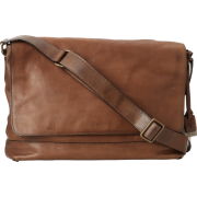 Frye James Tumbled Full Grain DB106 Messenger Bag Taupe - Kurier taschen - $548.00  ~ 470.67€