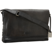 Frye James Veg Cut Leather DB106 Messenger Bag Black - Messenger bags - $548.00 