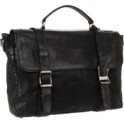 Frye Logan Flap Brief Case Black - Hand bag - $477.95 