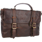 Frye Logan Flap Briefcase Dark Brown - Hand bag - $478.00 