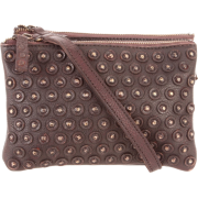 Frye Vintage Stud Shoulder Bag Dark Brown - Bag - $278.00 