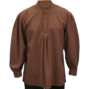 Fundamental Work Shirt - Chocolate - Long sleeves shirts - 