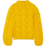 GANNI Julliard mohair and wool-blend swe - Пуловер - £296.00  ~ 334.51€