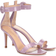 GIANVITO ROSSI Portofino 85 patent leath - Sandals - 620.00€  ~ $721.87