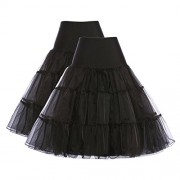 GRACE KARIN Women's 50s Vintage Petticoat Crinoline Tutu Underskirts Plus Size S-3X - ワンピース・ドレス - $8.69  ~ ¥978