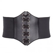 GRACE KARIN Lace-up Cinch Belt Tied Corset Elastic Waist Belt - Accessories - $5.99 