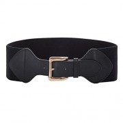 GRACE KARIN Women Elastic Stretchy Vintage Wide Waist Cinch Belt with Buckle - Cinturones - $6.99  ~ 6.00€