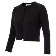 GRACE KARIN Women's 3/4 Sleeve Open Front Knit Cropped Bolero Shrug Cardigan Sweater - Košulje - kratke - $12.99  ~ 82,52kn