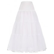 GRACE KARIN Women's Ankle Length Petticoats Wedding Slips Plus Size S-3X - Skirts - $8.99 