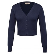 GRACE KARIN Women's Solid Cotton Open Front Cropped Bolero Shrug Cardigan - Košulje - kratke - $11.99  ~ 76,17kn