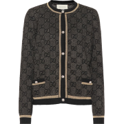 GUCCI GG wool and lamé cardigan - Cardigan - 