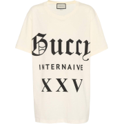 GUCCI Guccy Internaive XXV cotton T-shir - Koszulki - krótkie - 