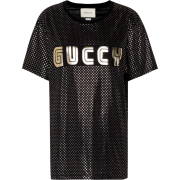 GUCCI Metallic cotton T-shirt - Shirts - kurz - $590.00  ~ 506.74€