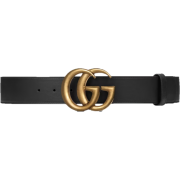 GUCCI RE-EDITION WIDE LEATHER BELT - 腰带 - £380.00  ~ ¥3,350.12