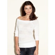 GUESS Long-Sleeve Spring Striped Sweater White - Westen - $79.00  ~ 67.85€