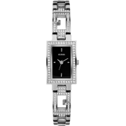 GUESS Stainless Steel Bracelet Watch - Black D - Watches - $85.00 