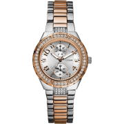 GUESS Status In-the-Round - Two Tone with Rose - Watches - $135.00 