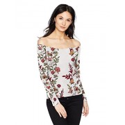 GUESS Women's Long Sleeve Peek a Boo Top - Košulje - kratke - $39.00  ~ 247,75kn