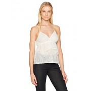 GUESS Women's Sleeveless Adrian Lace Peplum Camisole - Рубашки - короткие - $32.34  ~ 27.78€