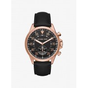 Gage Rose Gold-Tone And Leather Hybrid Smartwatch - Ure - $365.00  ~ 313.49€