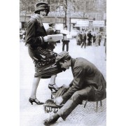 German shoe shine c.1924 street photo - People - 