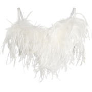 Gilda and Pearl Esme Silk Bra feather - Underwear - $258.00 