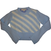 Girl's Tommy Hilfiger Sweater Blue and White Stripes Size S/P - Košulje - duge - $34.50  ~ 29.63€