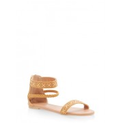 Girls 10-4 Cross Stitch Sandals - Sandały - $12.99  ~ 11.16€