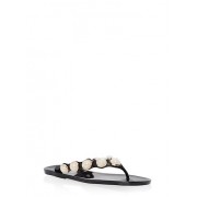 Girls 10-4 Faux Pearl Studded Thong Sandals - Sandalias - $5.99  ~ 5.14€