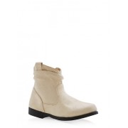 Girls 10-4 Faux Suede Ruched Booties - Botas - $19.99  ~ 17.17€