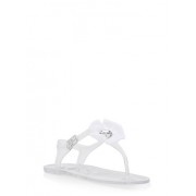 Girls 11-3 Ribbon Flower Jelly Thong Sandals - Sandals - $6.99 