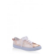Girls 11-4 Crushed Velvet Lace Up Sneakers - Sneakers - $12.99 