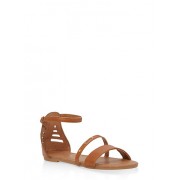 Girls 11-4 Studded Double Strap Sandals - Sandals - $9.99 