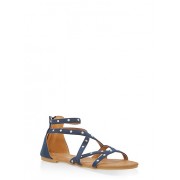 Girls 11-4 Studded Faux Leather Sandals - Sandale - $12.99  ~ 82,52kn