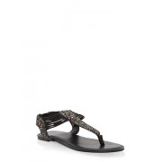 Girls 12-4 Elastic Strap Shimmer Thong Sandals - Sandale - $12.99  ~ 82,52kn