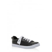 Girls 12-4 Faux Leather Lace Up Sneakers - Sneakers - $12.99 